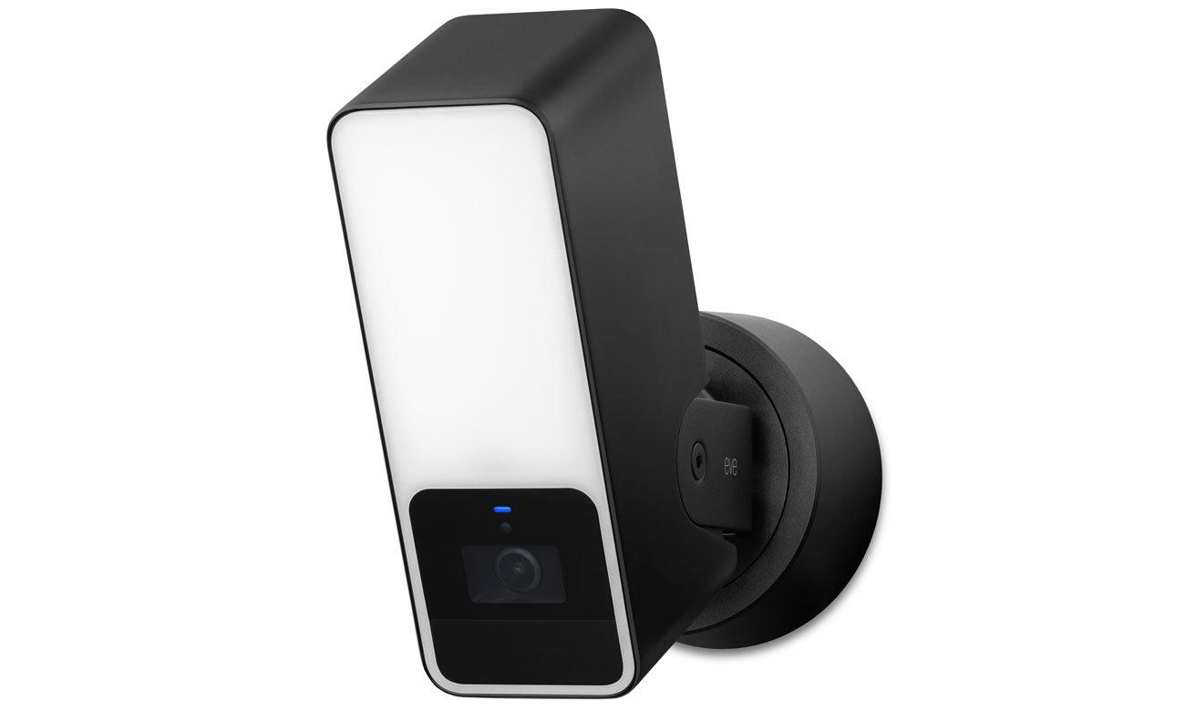 Zewnętrzna kamera Eve Outdoor Camera - Widok od przodu pod kątem