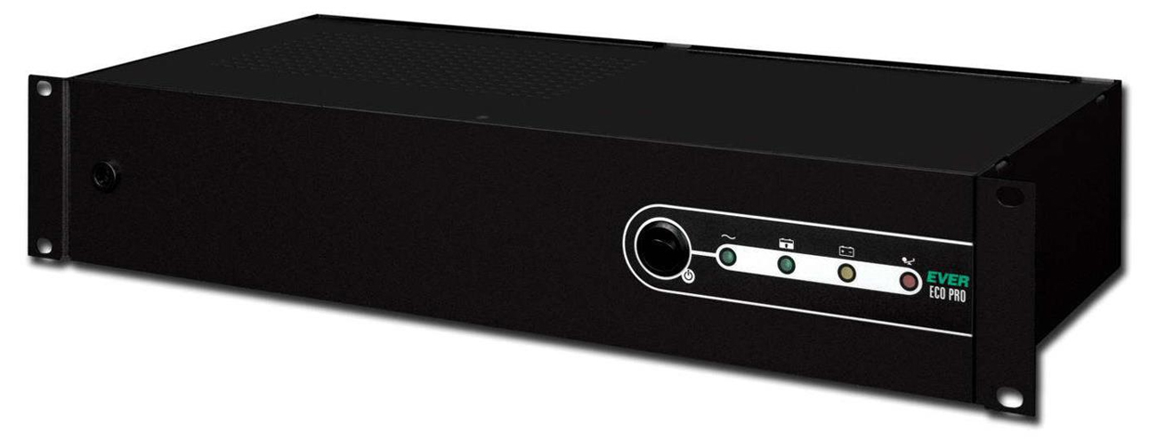 Zasilacz awaryjny UPS Ever ECO PRO 1200 CDS 1200VA/780W 4xIEC RS232 RACK W/EPCDRM-001K20/00