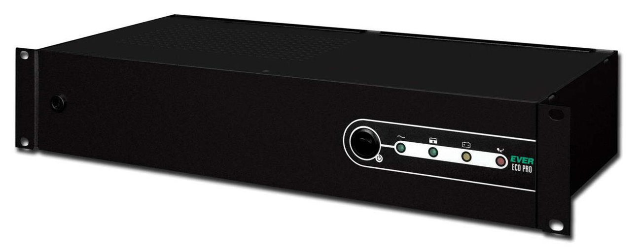 Zasilacz awaryjny UPS Ever ECO PRO 700 CDS (700VA/420W) 4xIEC RS232 RACK