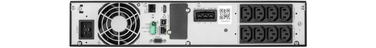 Ever UPS PowerLine RT Pro 2000 porty