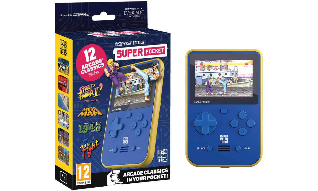 Konsola Evercade Super Pocket - CAPCOM - Opakowanie
