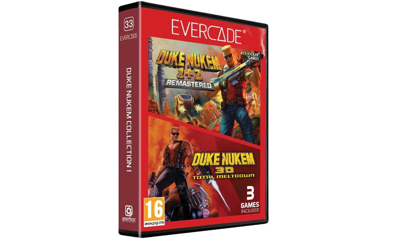 Kolekcja gier Duke Nukem Col.1 na konsolę Evercade - Opakowanie