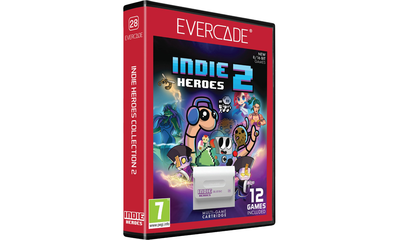 Zestaw gier Indie Heroes 2 do konsoli Evercade - Opakowanie