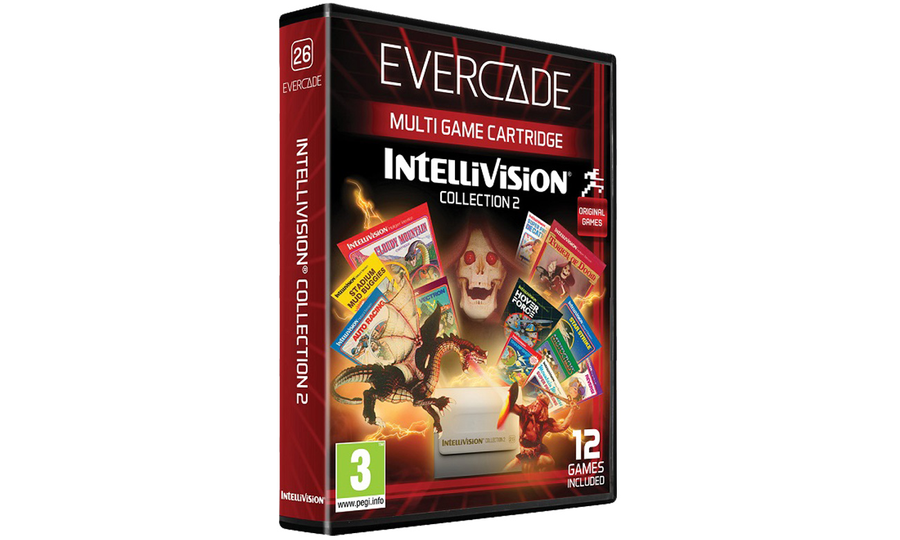 Zestaw gier Intellivision (Kolekcja 2) do konsoli Evercade - Opakowanie