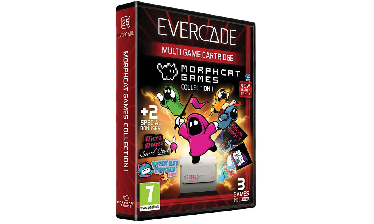 Zestaw gier Morphcat (Kolekcja 1) do konsoli Evercade - Opakowanie