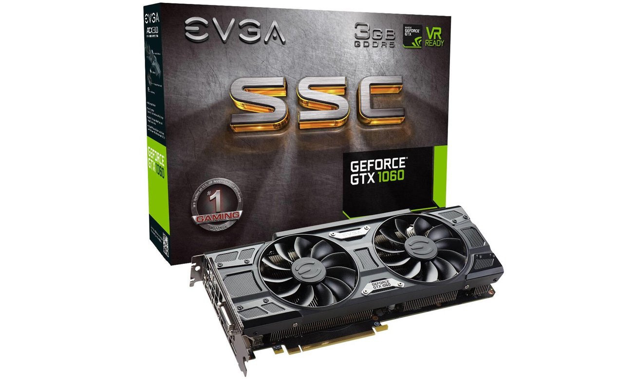 EVGA GeForce GTX 1060 SSC GAMING ACX 3.0 3GB GDDR5