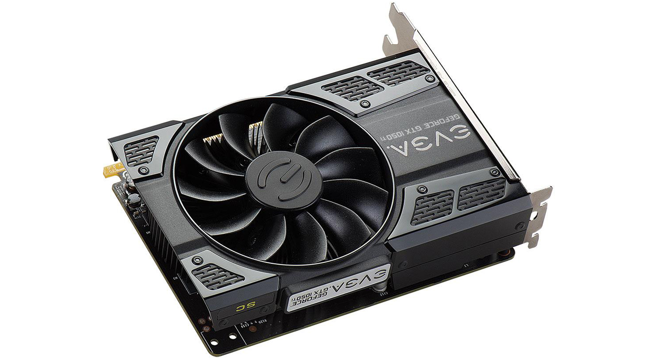 EVGA GTX 1050 Ti Superclocked 本体 EVGA GeForce GTX 1050 Ti SC GAMING, 4GB GDDR5, DX12 OSD