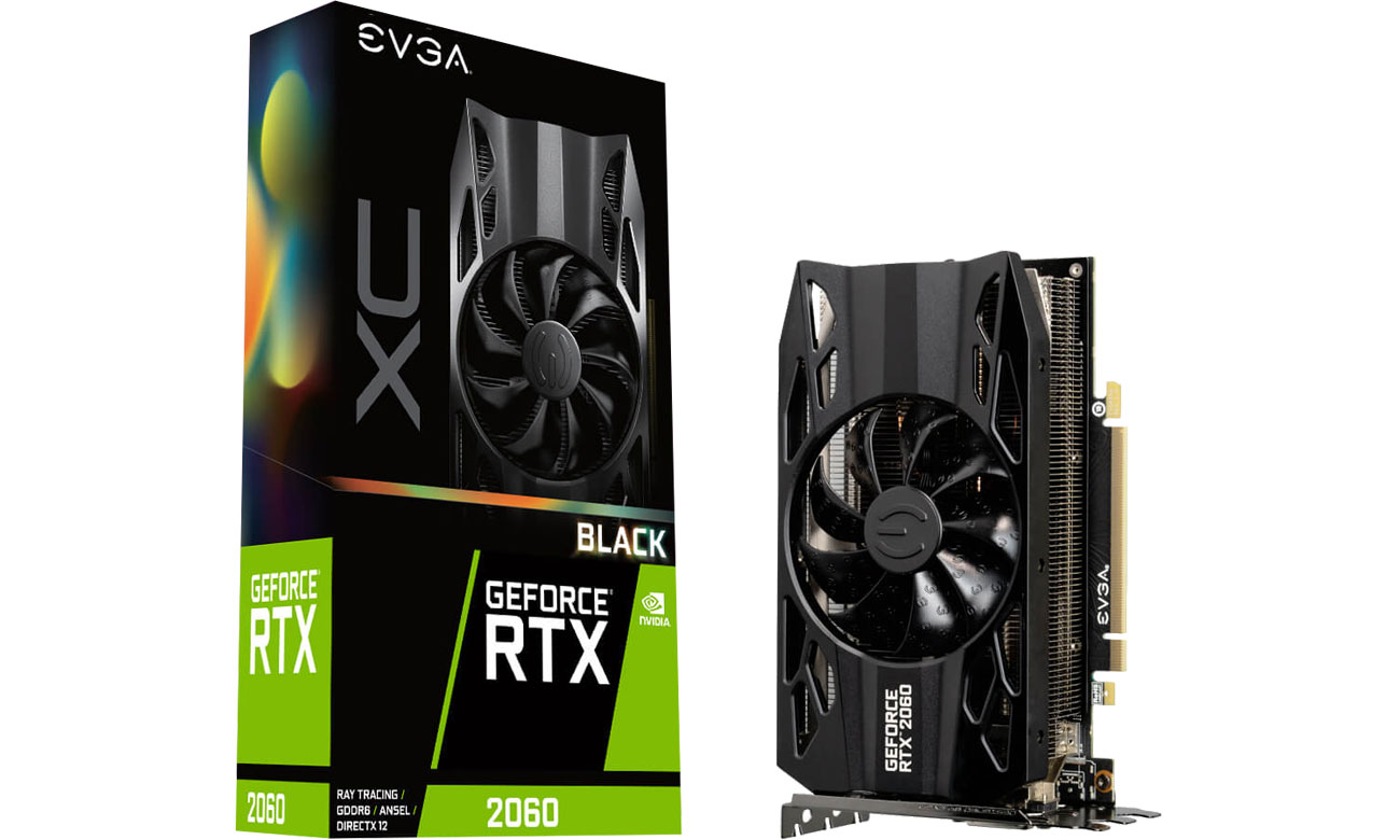 Karta graficzna NVIDIA EVGA GeForce RTX 2060 XC Black Gaming 6GB GDDR6 06G-P4-2061-KR