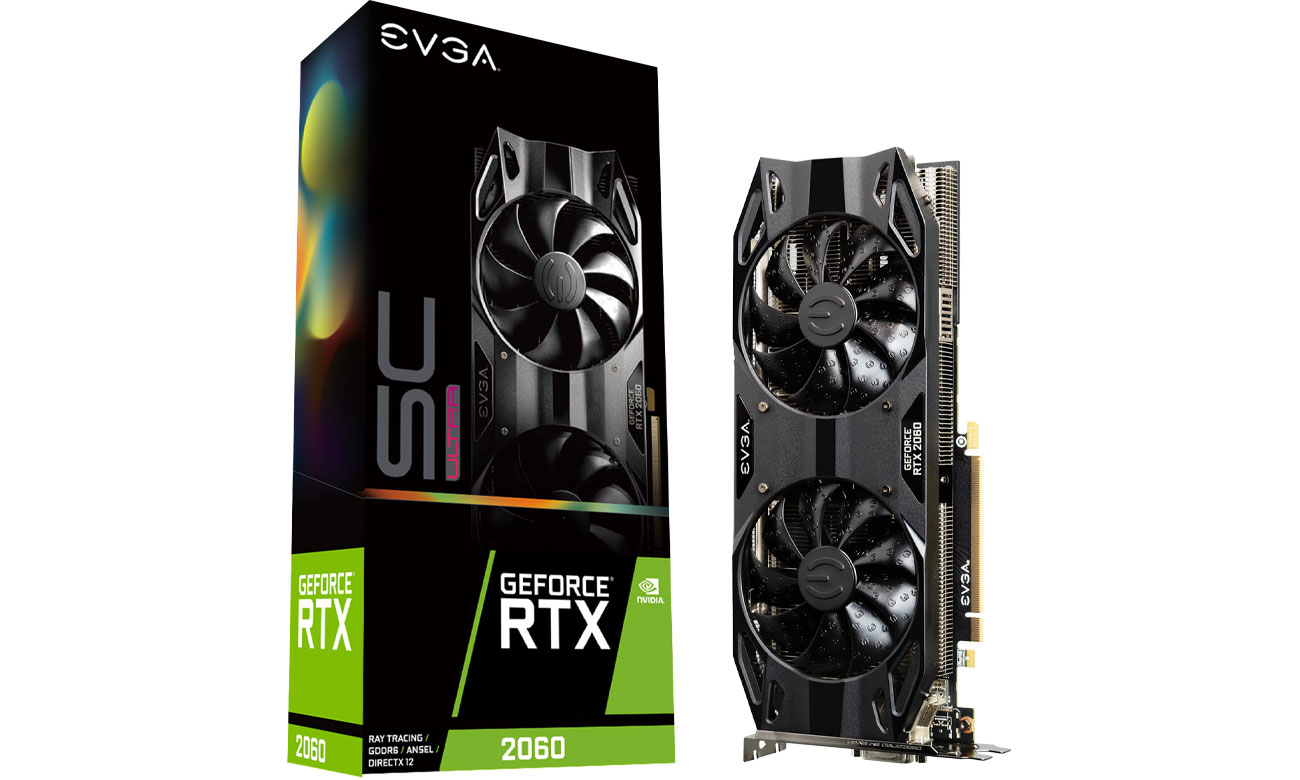 EVGA GeForce RTX 2060 SC ULTRA GAMING 6GB GDDR6 06G-P4-2067-KR