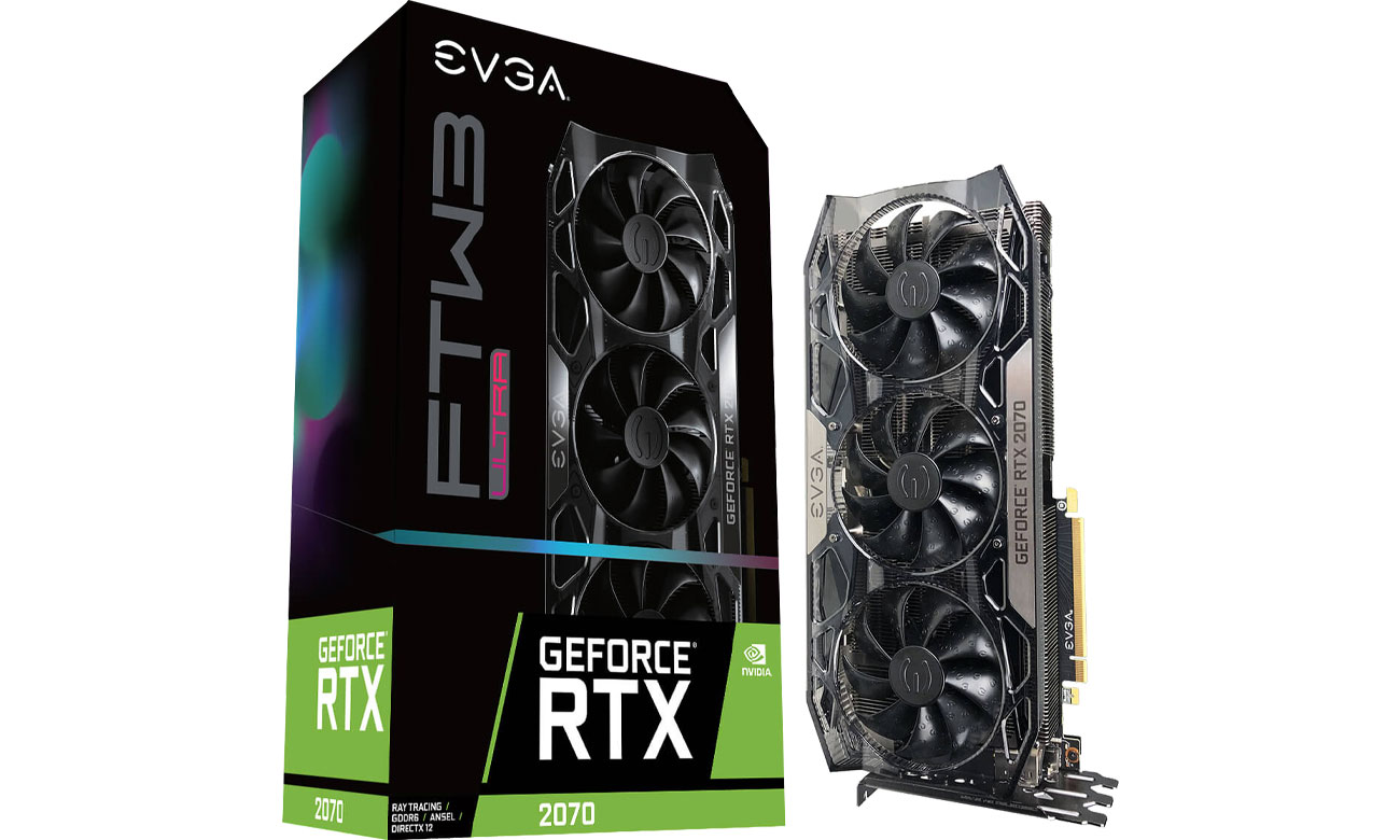 Karta graficzna EVGA GeForce RTX 2070 FTW3 ULTRA GAMING 8GB GDDR6 08G-P4-2172-KR