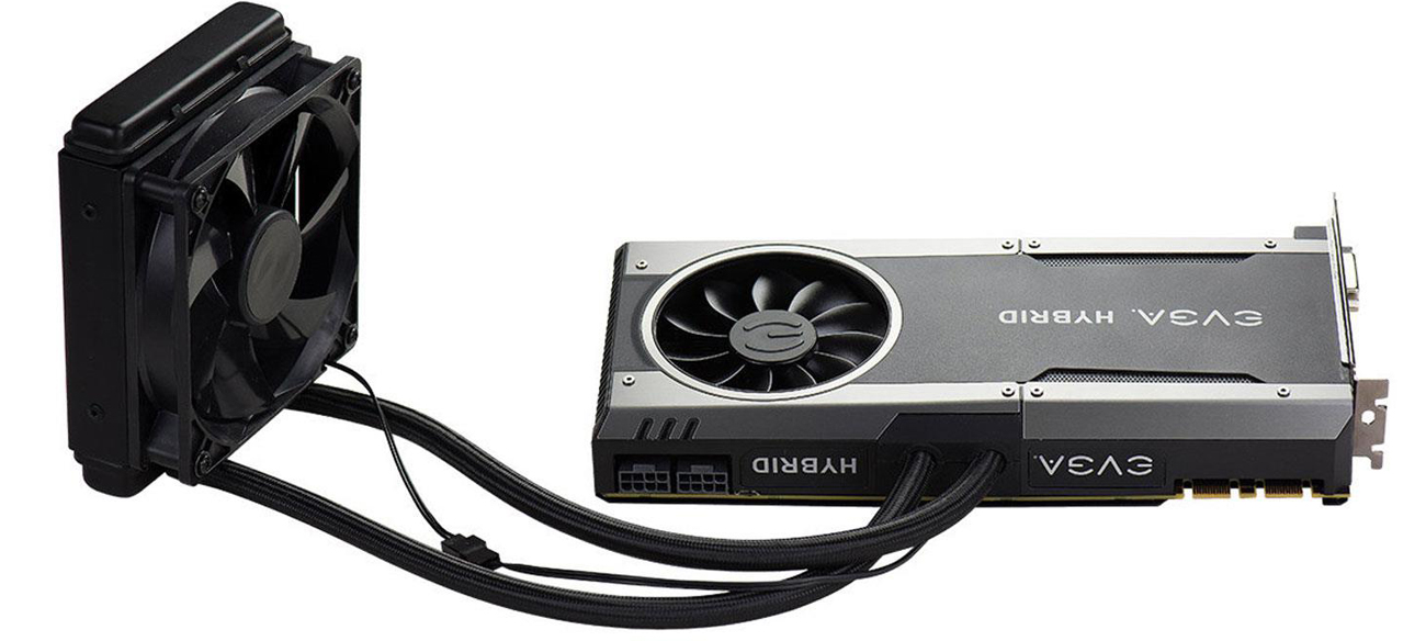 Karta graficzna EVGA GeForce GTX 1080 Hybrid 8GB Hybrydowy układ chłodzący
