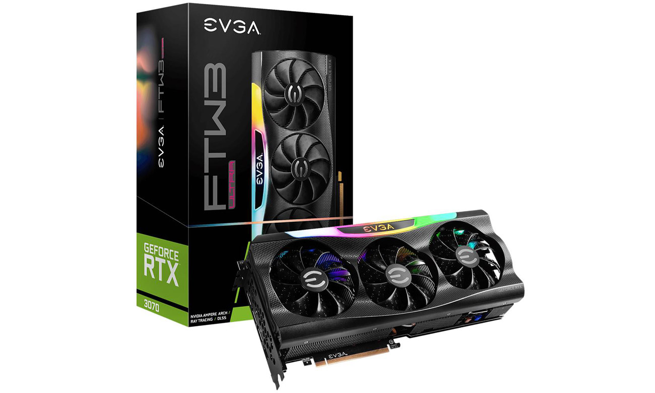 Karta graficzna NVIDIA EVGA GeForce RTX 3070 FTW3 ULTRA GAMING 8GB