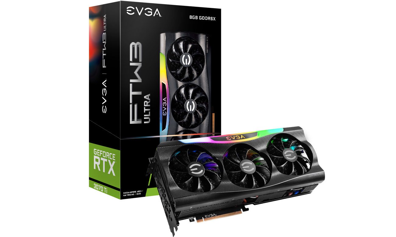 EVGA GeForce RTX 3070 Ti FTW3 ULTRA GAMING 8GB GDDR6X 08G-P5-3797-KL