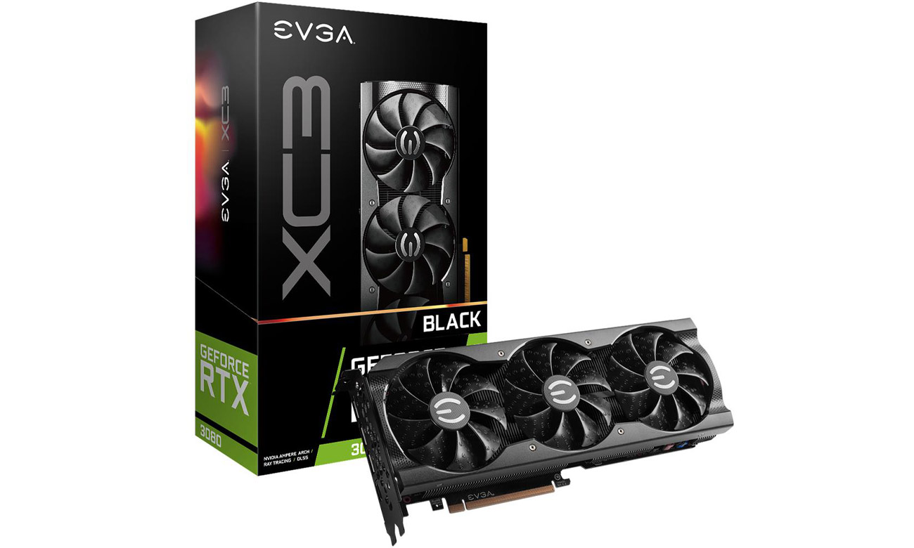 Karta graficzna NVIDIA EVGA GeForce RTX 3080 XC3 BLACK GAMING 10 GB