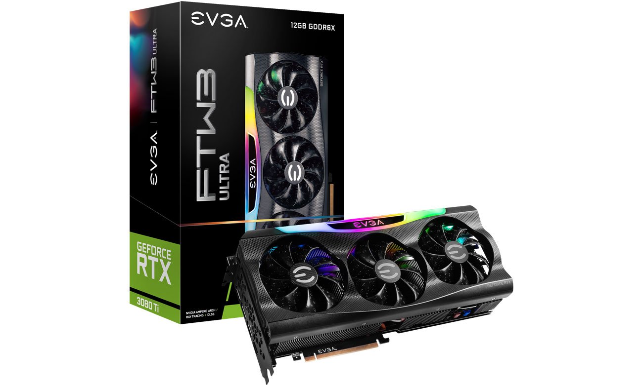 EVGA GeForce RTX 3080 Ti FTW3 ULTRA GAMING 12GB GDDR6X 12G-P5-3967-KR