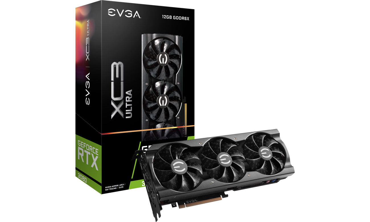 EVGA GeForce RTX 3080 XC3 ULTRA GAMING 12GB GDDR6X 12G-P5-4865-KL