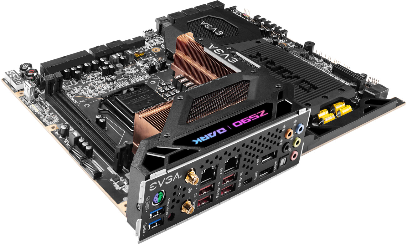 EVGA Z590 DARK Porty