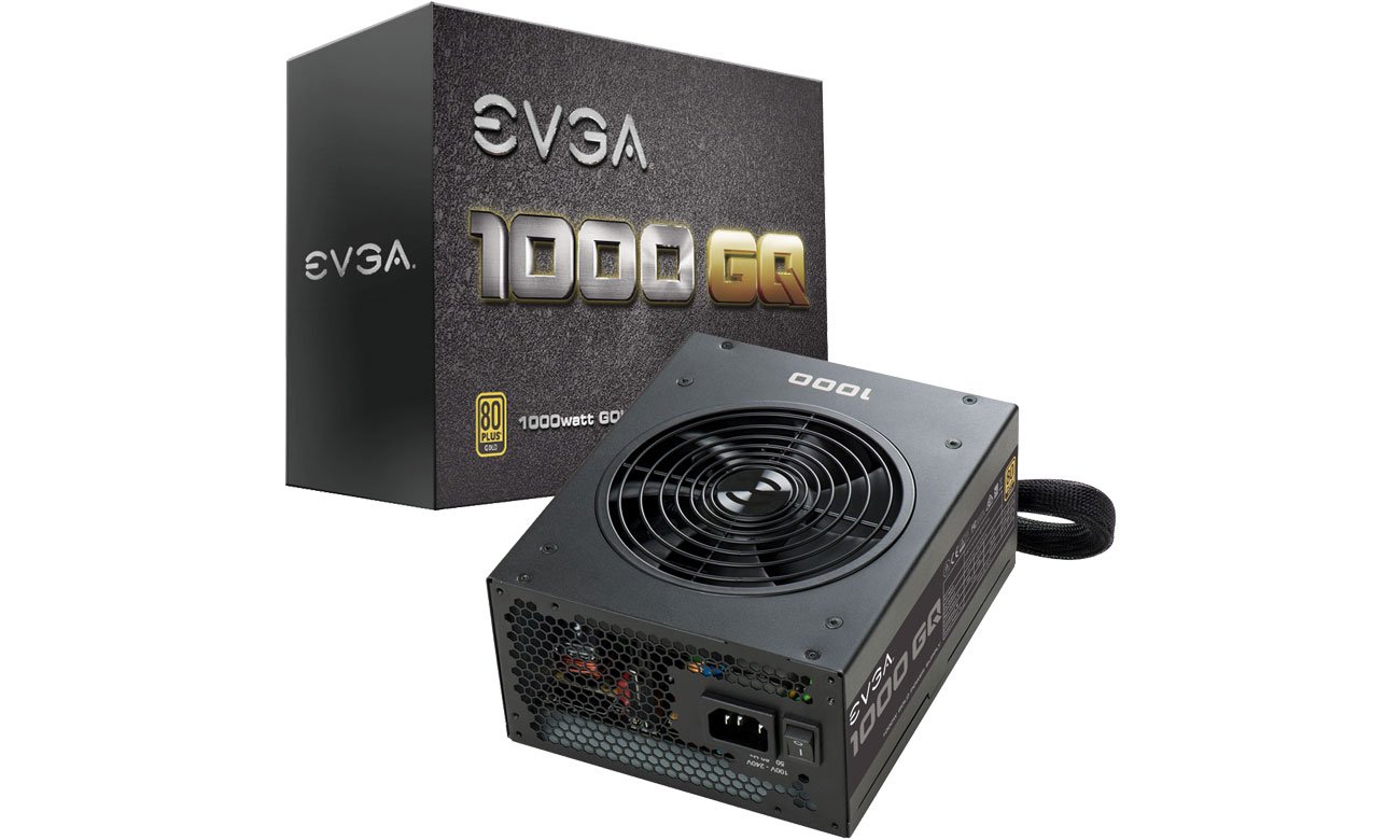 【電源PSU 1000W】EVGA 1000 GQ, 80+ GOLD EVGA 1000W SuperNOVA GQ 80 PLUS Gold - Zasilacze do