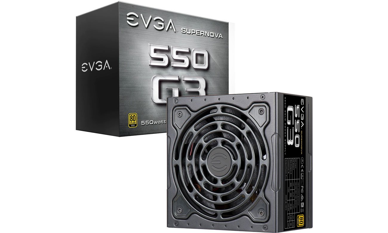 Zasilacz do komputera EVGA SuperNOVA G3 550W 80 Plus Gold 220-G3-0550-Y2