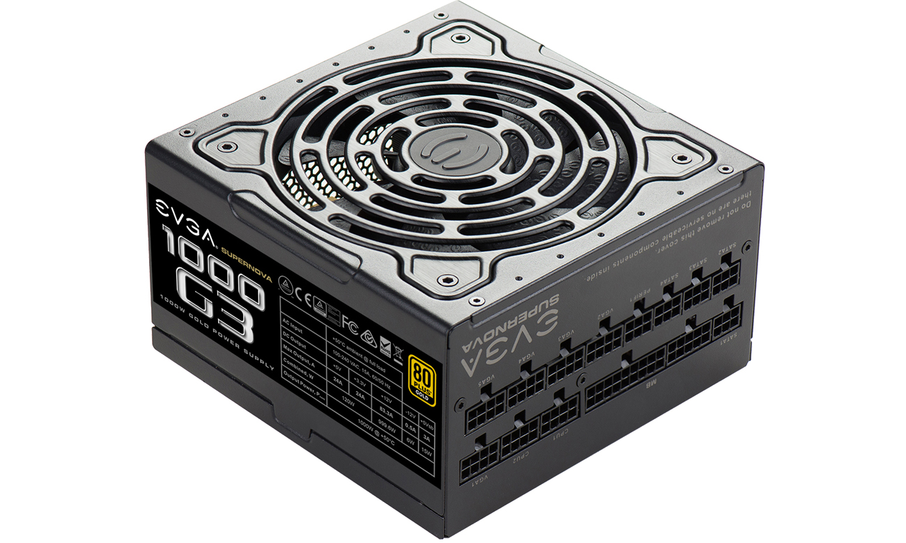 Zasilacz EVGA SuperNOVA 1000W G3 kompaktowy rozmiar