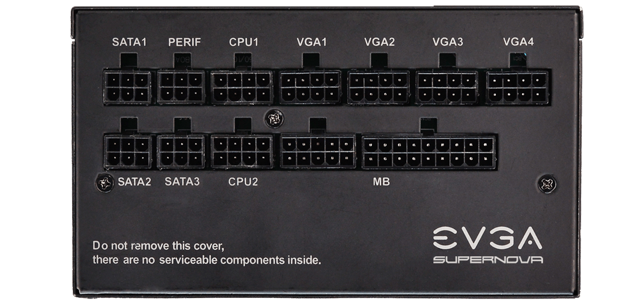 EVGA SuperNOVA G5 750W okablowanie