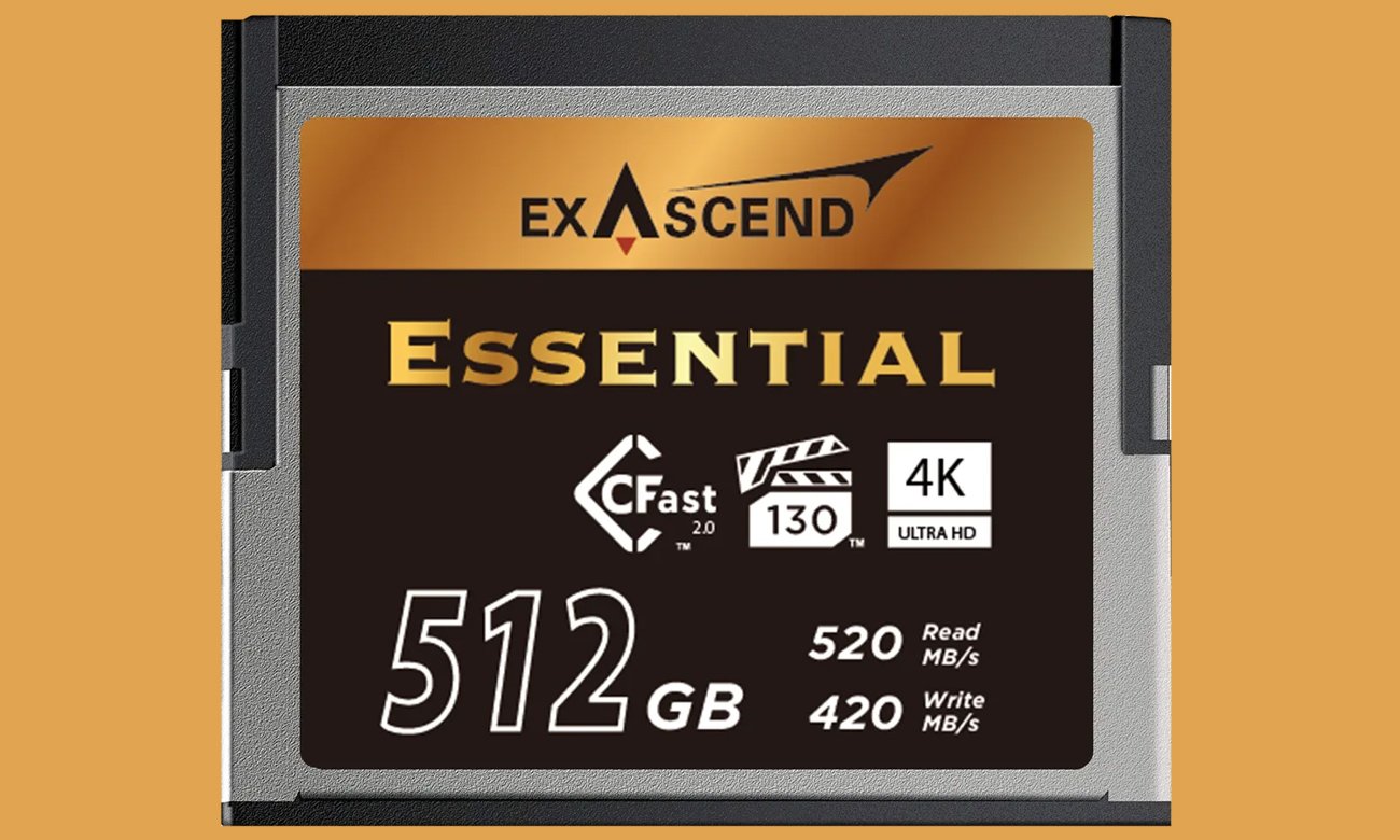 Karta pamięci ExAscend Essential CFast 2.0 512GB - Grafika