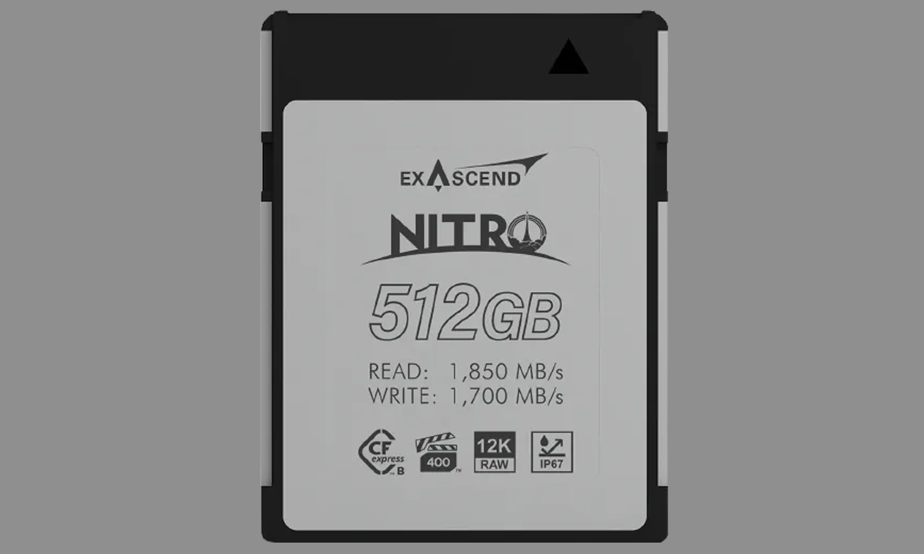 Karta pamięci ExAscend Nitro CFexpress B 512GB - Grafika
