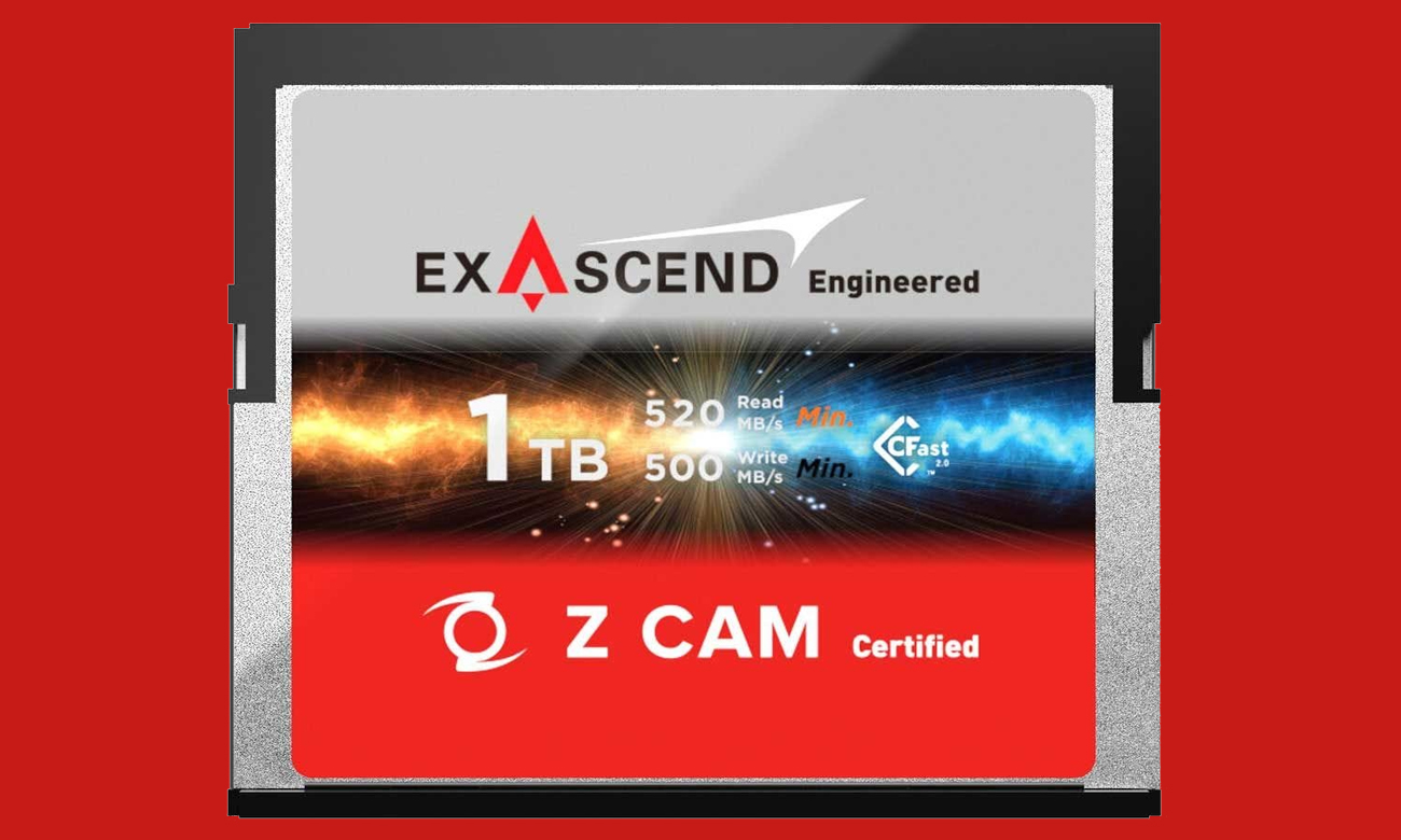 Karta pamięci ExAscend Z CAM CFast 2.0 1TB - Grafika