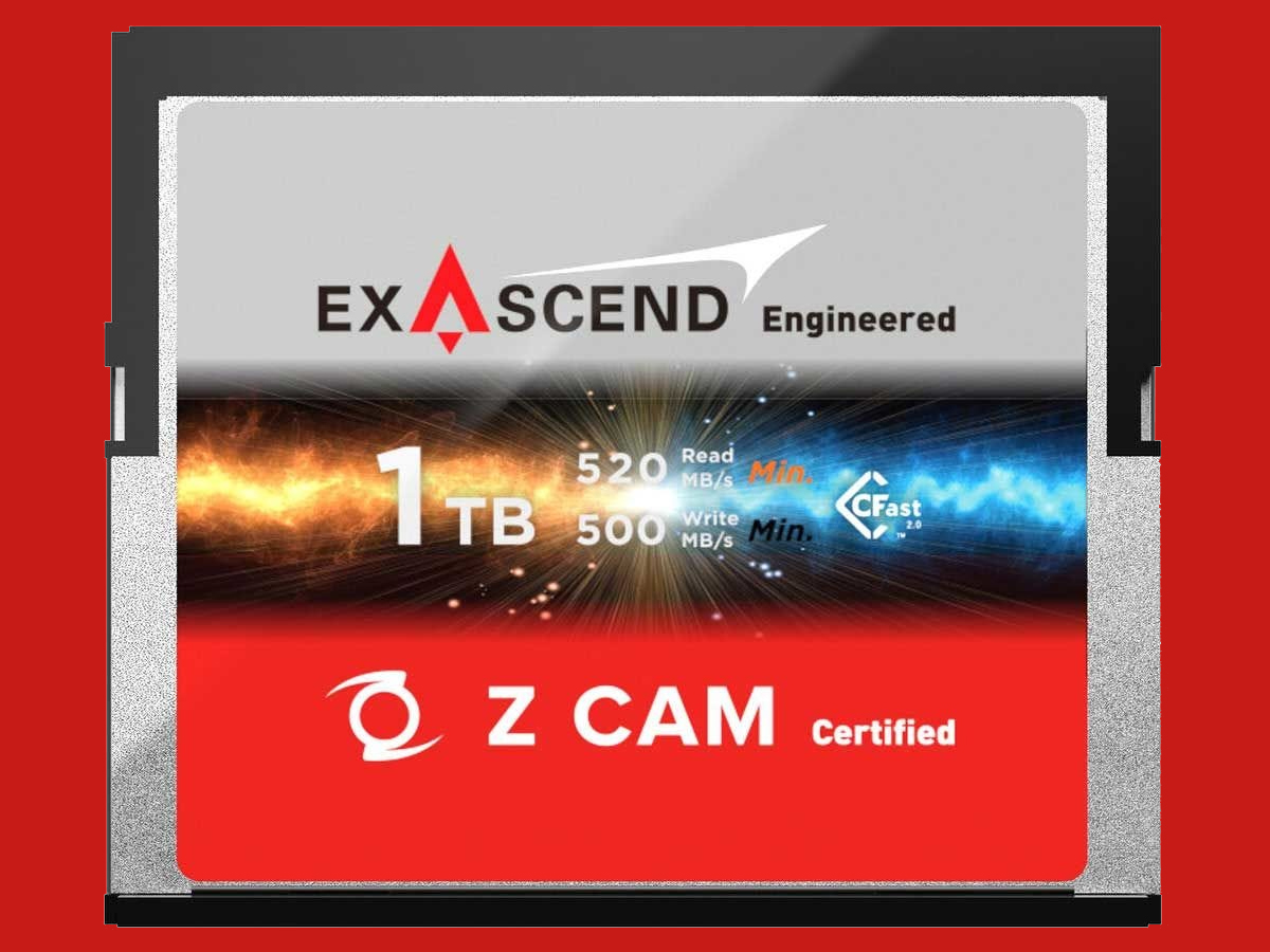 Karta pamięci ExAscend Z CAM CFast 2.0 1TB - Grafika
