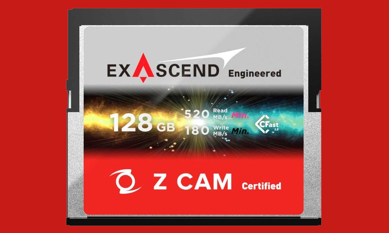 Karta pamięci ExAscend Z CAM CFast 2.0 128GB - Grafika