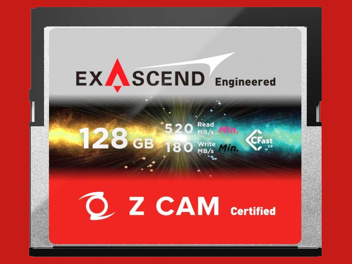Karta pamięci ExAscend Z CAM CFast 2.0 128GB - Grafika