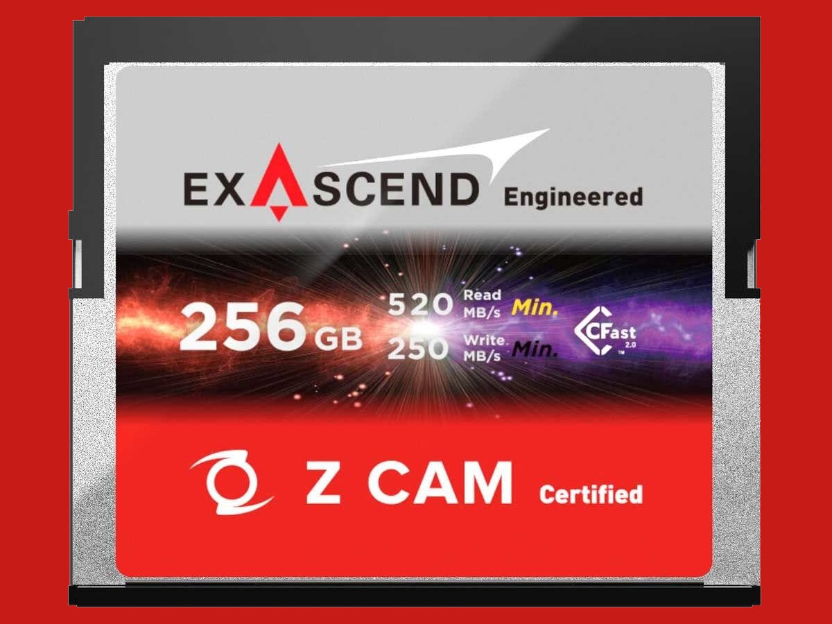 Karta pamięci ExAscend Z CAM CFast 2.0 256GB - Grafika