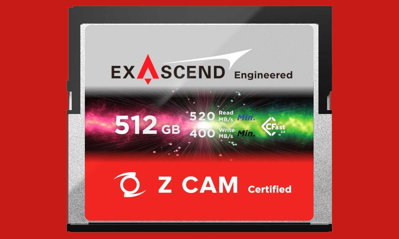 Karta pamięci ExAscend Z CAM CFast 2.0 512GB - Grafika