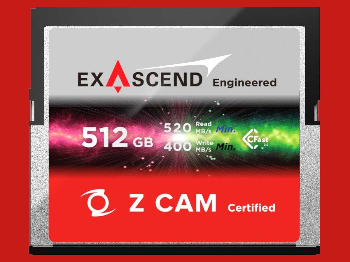 Karta pamięci ExAscend Z CAM CFast 2.0 512GB - Grafika