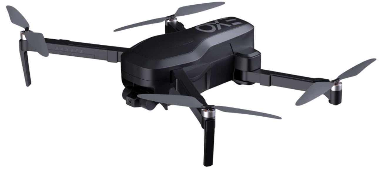 Dron EXO Ranger Plus X7 Black Edition - Widok od przodu pod ktem