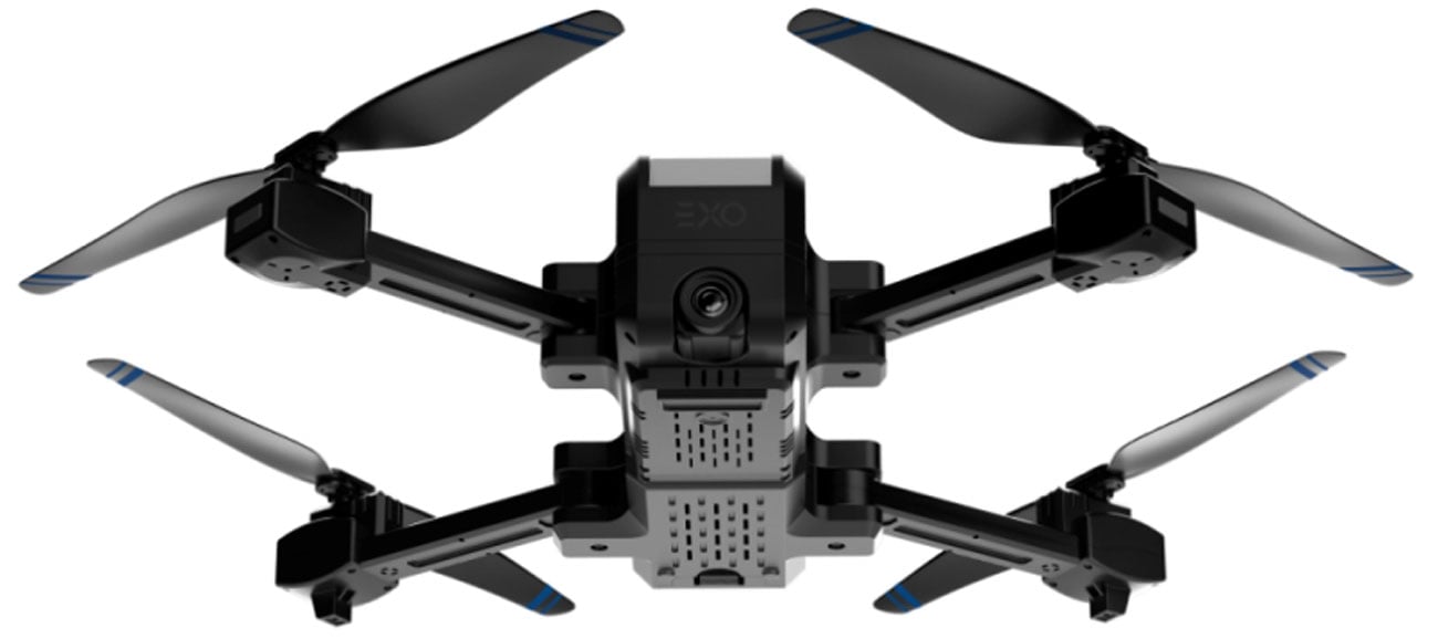 Dron EXO Scout Czarny - Widok od gry