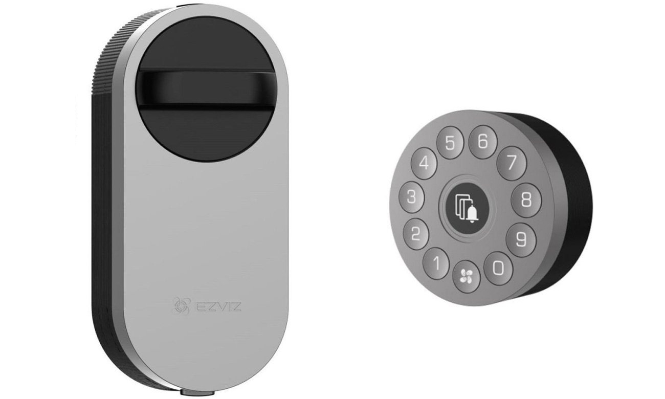 Zestaw EZVIZ - Smart zamek DL01S + cyferblat wielofunkcyjny - Zawartość