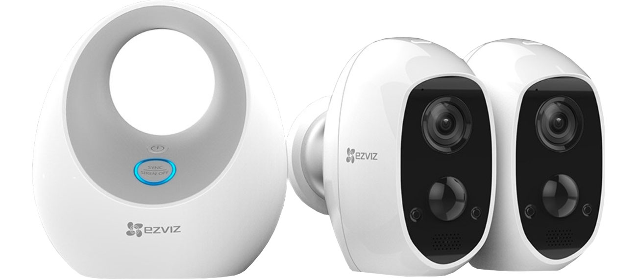 Kamera IP EZVIZ Duo Pack FullHD WiFI IR (2szt + stacja)