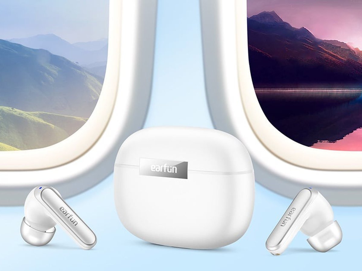 Słuchawki bezprzewodowe EarFun Air2 Białe - Grafika lifestyle
