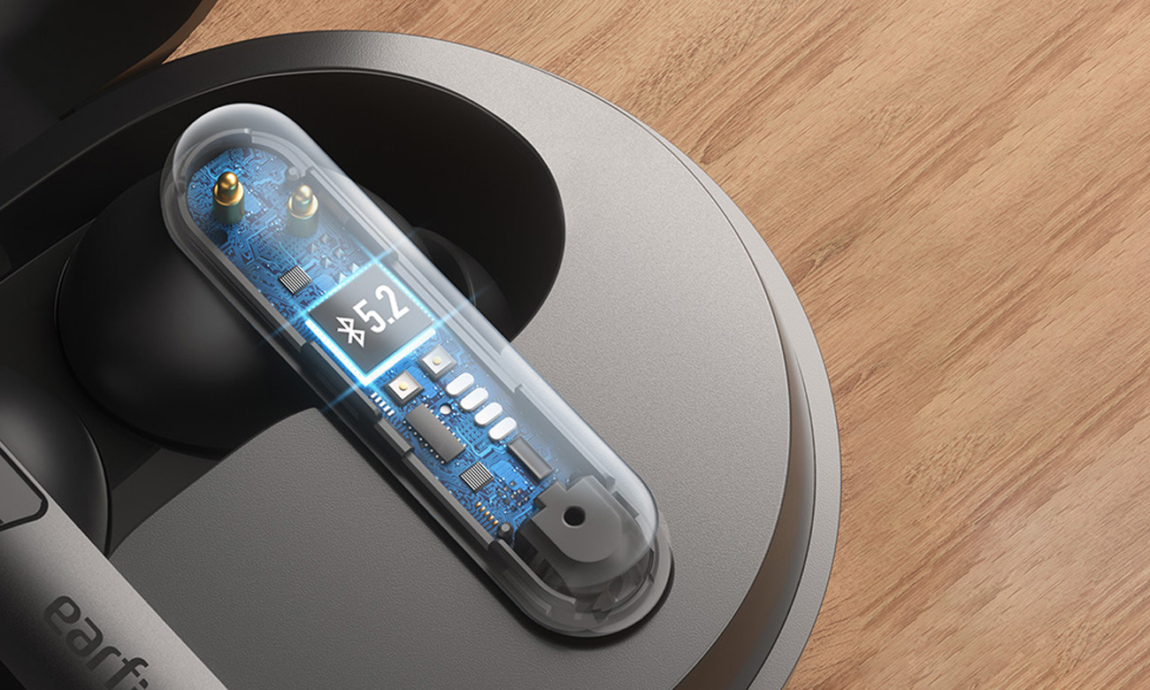 Słuchawki bezprzewodowe EarFun Air Mini Czarne - Niezawodna łączność bezprzewodowa