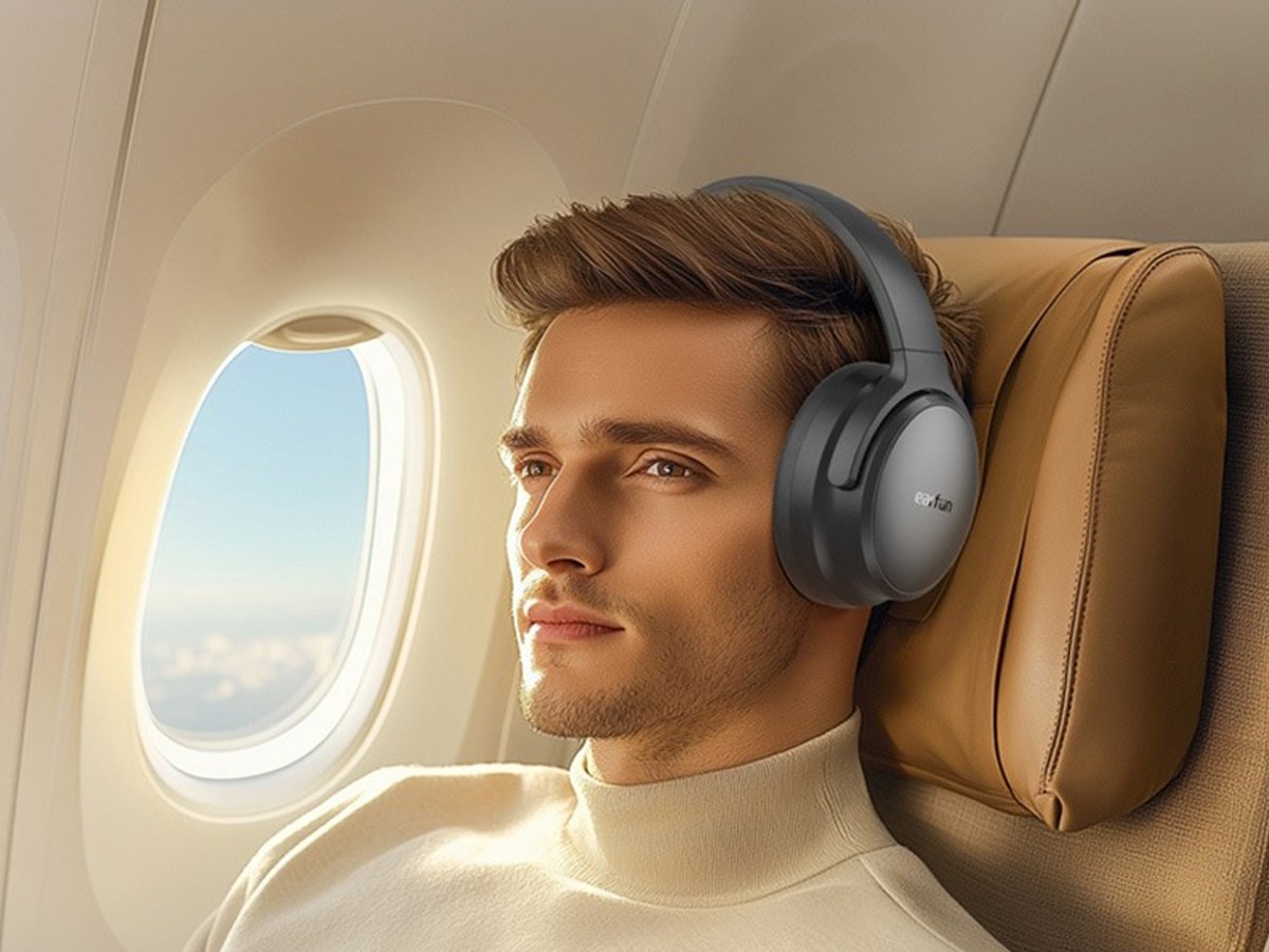 Słuchawki bezprzewodowe EarFun Tune Pro Czarne - Grafika lifestyle