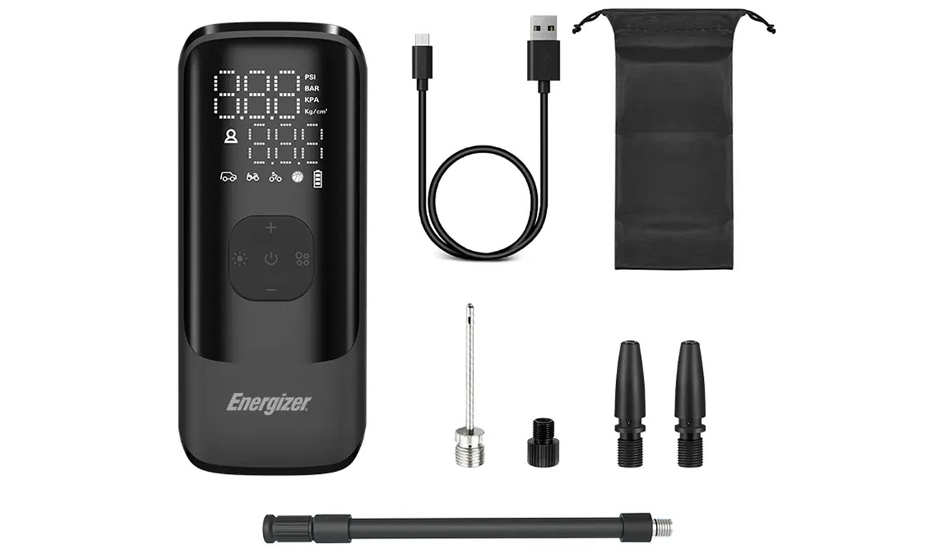 Energizer Air compressor i powerbank 4000 mAh