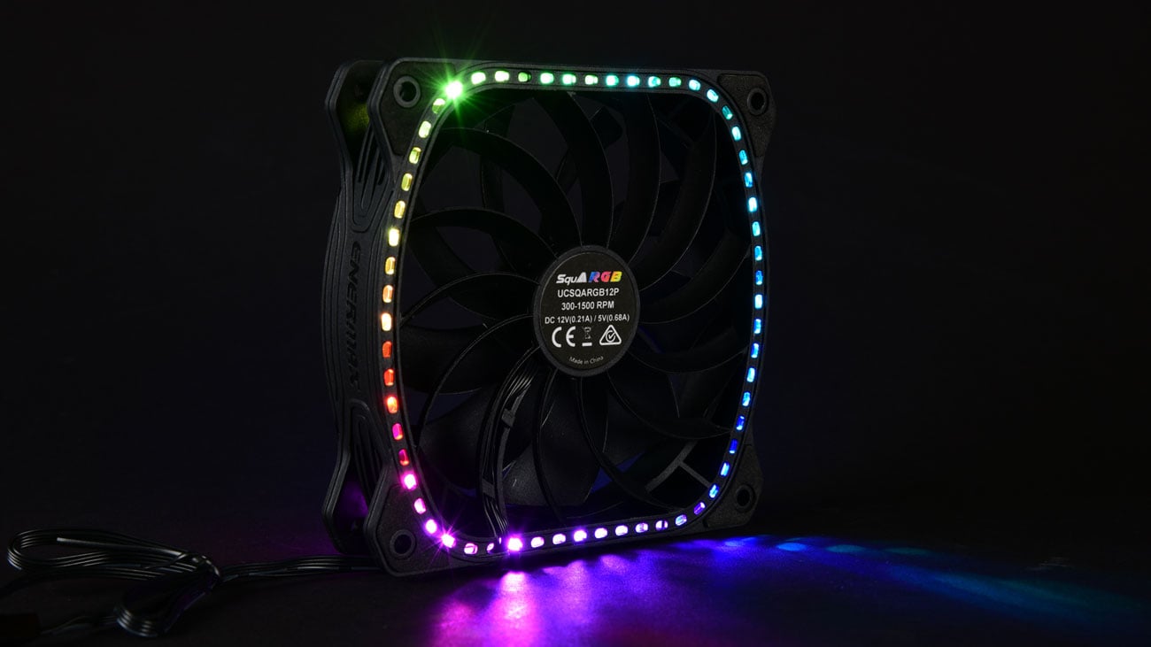 Wentylator do komputera Enermax SquA RGB 120mm UCSQARGB12P-SG
