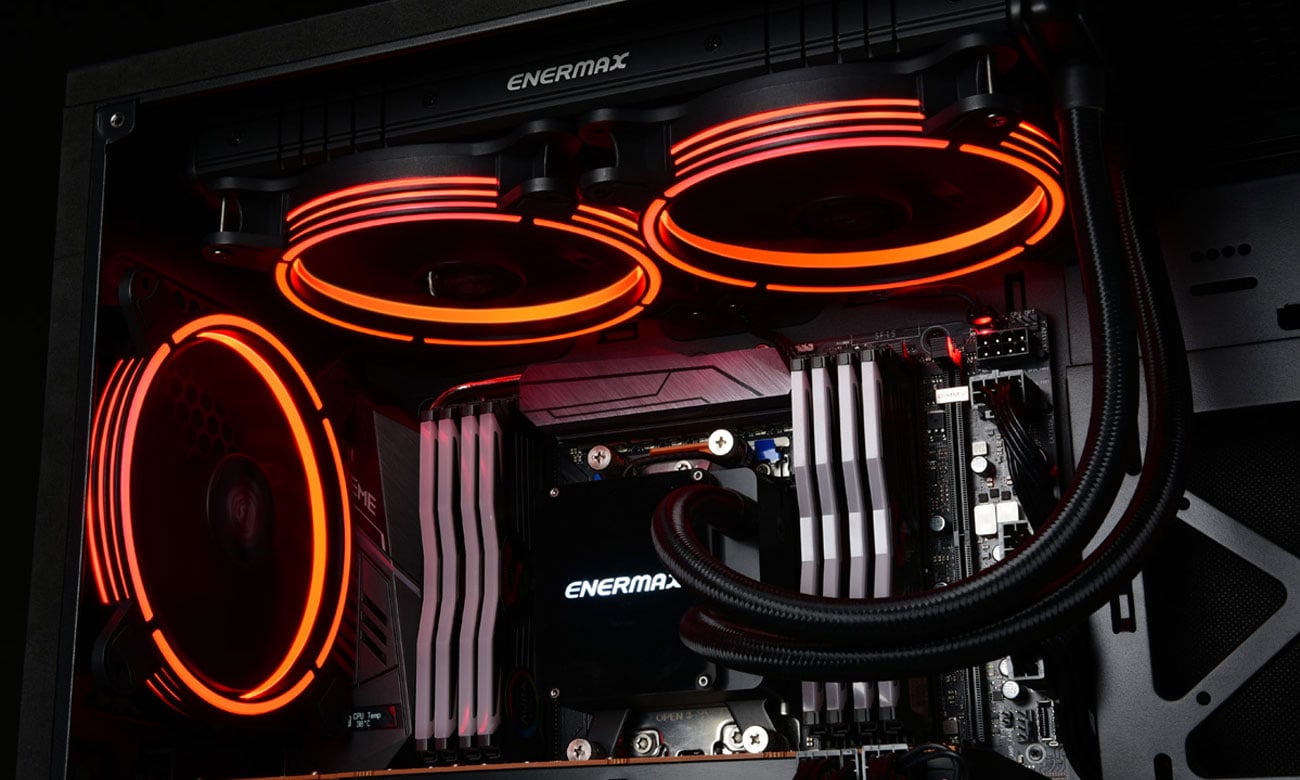 Wentylator do komputera Enermax T.B. RGB 2pack 2x140mm UCTBRGB14-BP2