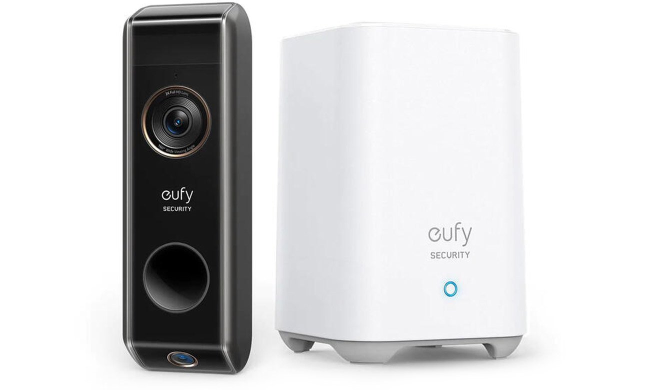 Wideodomofon 2K z bazą HomeBase 2 Eufy Video Doorbell Dual - Widok ogólny
