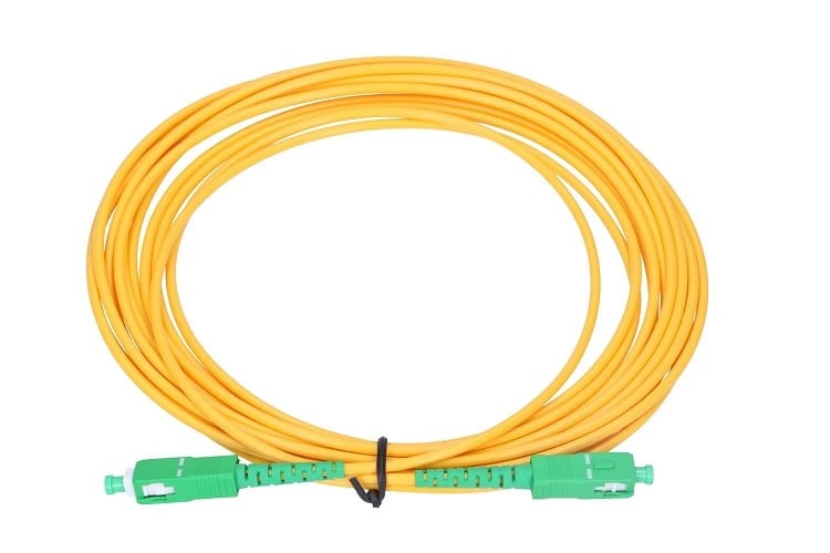 Extralink SC/APC-SC/APC | Patchcord | Jednomodowy, Simplex, 3mm, 7m