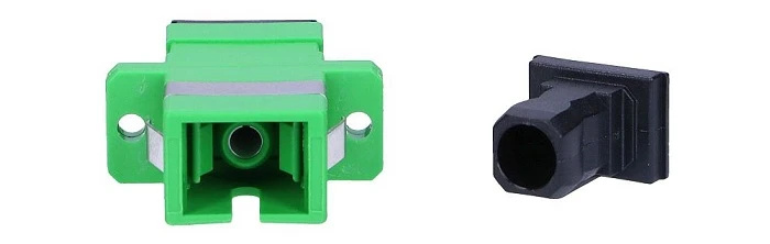 Extralink SC/APC | Adapter | Jednomodowy, Simplex, zielony