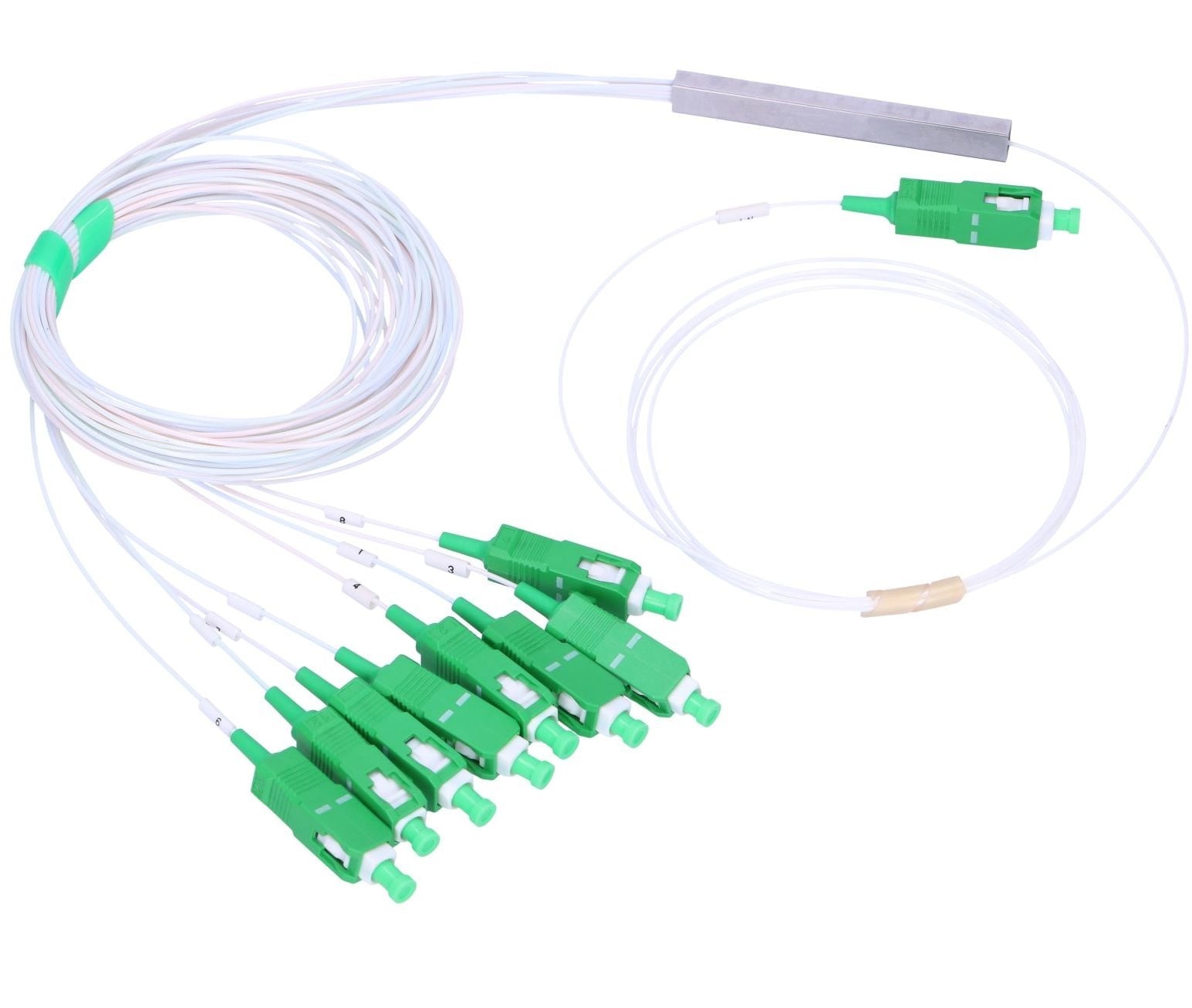 Extralink 1:16 PLC SC/APC | Splitter | 900um, 1,5m