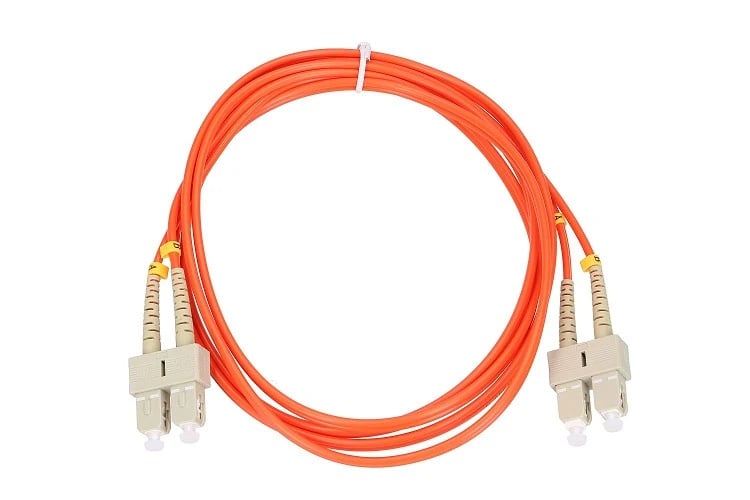 Extralink SC/UPC-SC/UPC | Patchcord | Wielomodowy, Duplex, 50/125, 3mm, 3m