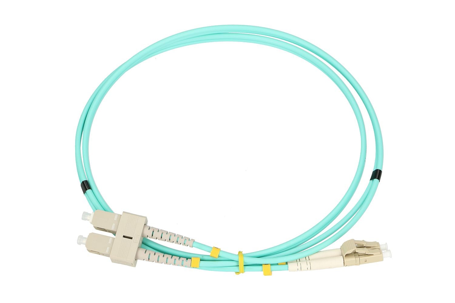 Extralink LC/UPC-SC/UPC | Patchcord | Wielomodowy, OM3, Duplex, 3mm, 5m